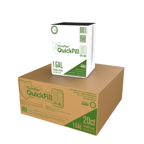 Quickfill bag 1 gal 60% whc floraflex