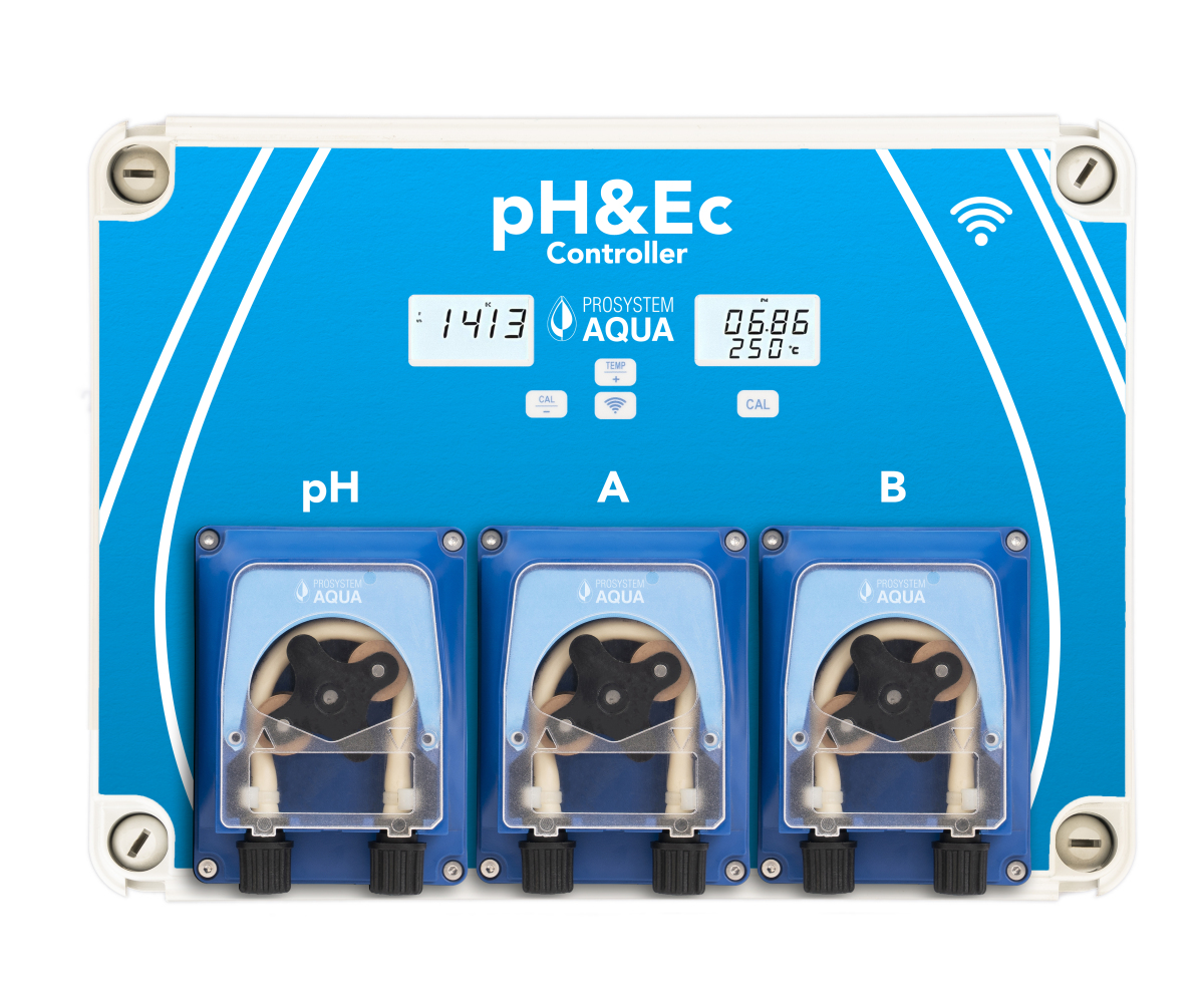 Controlador automático ph & ec conexión wifi prosystem aqua