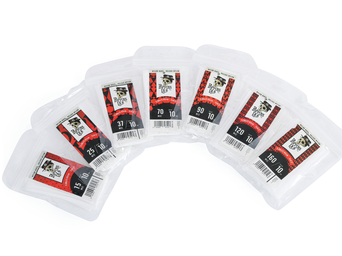 Bolsa nylon 15 mic 5x11cm (10 u) poppins lab