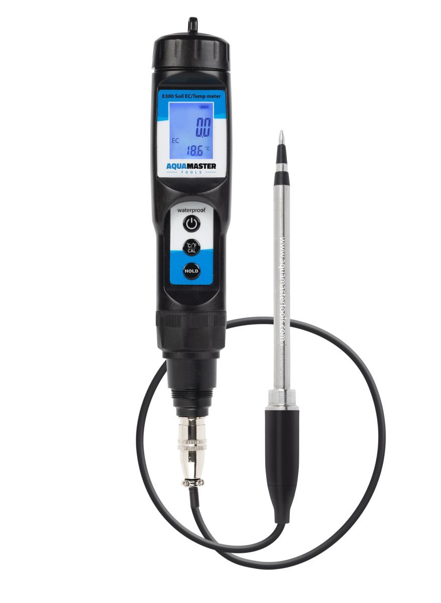 Conductivimetro de suelo y temperatura e300 pro aqua master tools