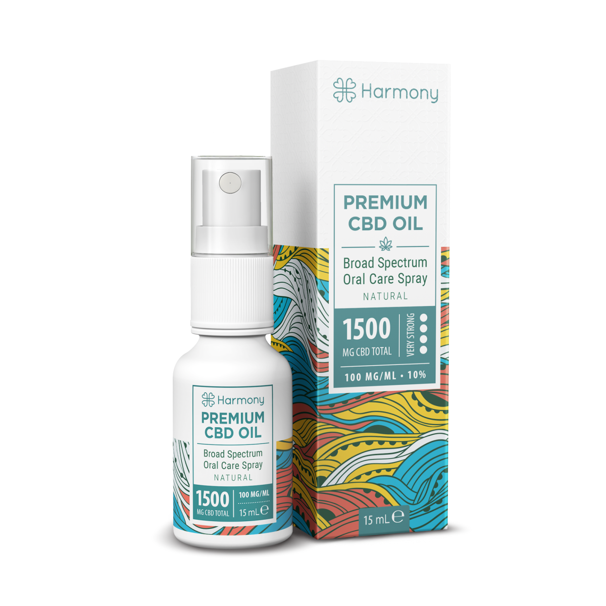 Spray natural (1500 mg cbd) 15 ml harmony